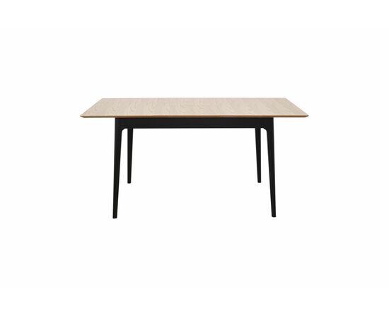 Стол раздвижной Плей 120(155)*80 Дуб Светлый/черн., изображение 5 | Интернет магазин мебели и декора LifeDekor