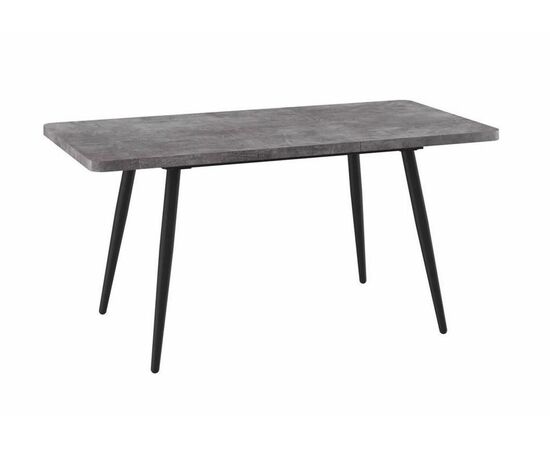 Стол Борг RADIAL-120 (120/160х80, Дымчатая керамика/Черный), изображение 2 | Интернет магазин мебели и декора LifeDekor