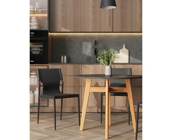 Стул обеденный West черный 4 шт., изображение 3 | Интернет магазин мебели и декора LifeDekor