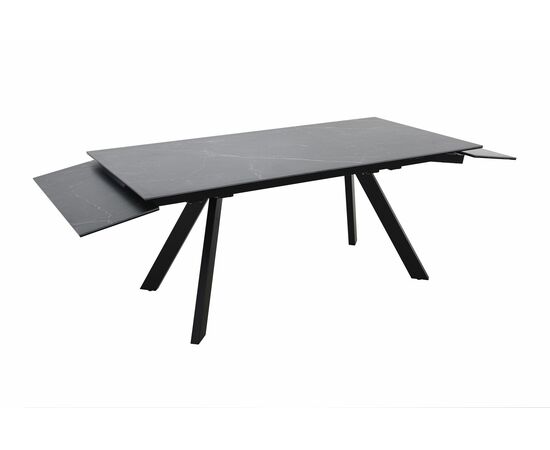 Стол Монако NEW, Керамогранит, Черный матовый муар/Greys black, изображение 5 | Интернет магазин мебели и декора LifeDekor