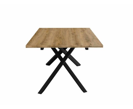 Стол DikLine DX140 Дуб галифакс/опоры черные (2 уп.), изображение 3 | Интернет магазин мебели и декора LifeDekor