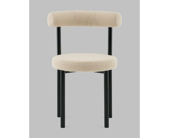 Стул обеденный Флорео букле бежевый, изображение 3 | Интернет магазин мебели и декора LifeDekor