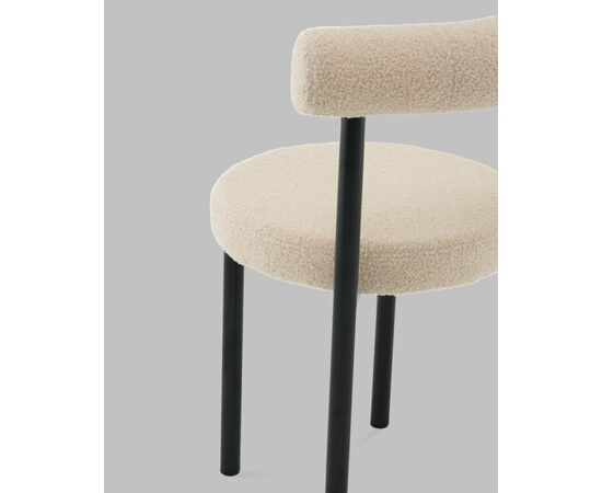 Стул обеденный Флорео букле бежевый, изображение 7 | Интернет магазин мебели и декора LifeDekor