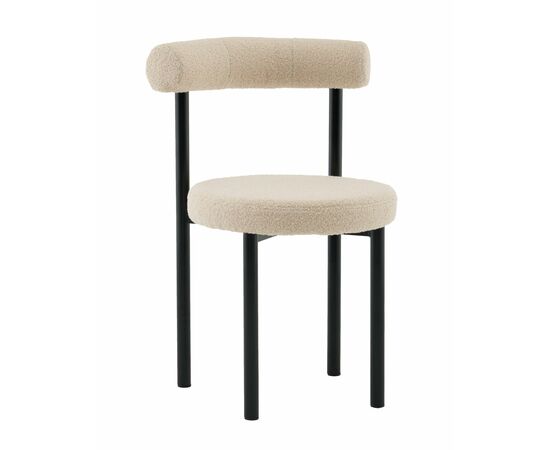Стул обеденный Флорео букле бежевый | Интернет магазин мебели и декора LifeDekor