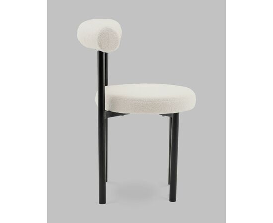 Стул обеденный Флорео букле молочный, изображение 4 | Интернет магазин мебели и декора LifeDekor