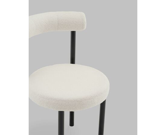 Стул обеденный Флорео букле молочный, изображение 8 | Интернет магазин мебели и декора LifeDekor