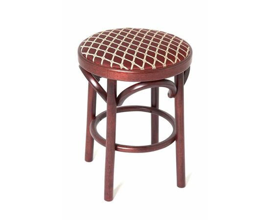 Табурет Венский мягкий (махагон, ткань) | Интернет магазин мебели и декора LifeDekor