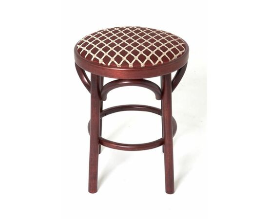 Табурет Венский мягкий (махагон, ткань), изображение 2 | Интернет магазин мебели и декора LifeDekor