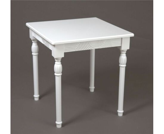 Стол журнальный "Мили" (белый / 53х53хН55) | Интернет магазин мебели и декора LifeDekor