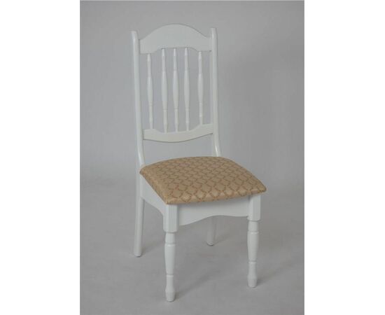 Стул Арфа (массив березы/ткань) Белый, изображение 4 | Интернет магазин мебели и декора LifeDekor