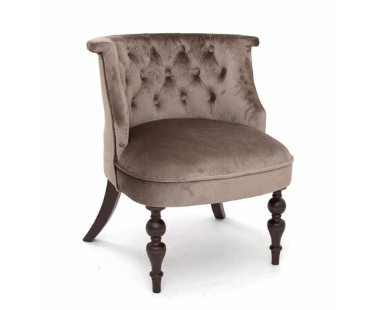 Кресло Бархат (темный тон / 15 - коричневый), изображение 5 | Интернет магазин мебели и декора LifeDekor