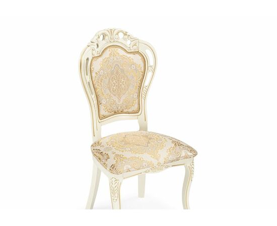 Стул деревянный Bronte молочный / патина, изображение 5 | Интернет магазин мебели и декора LifeDekor