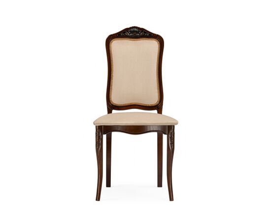 Стул деревянный Эмилин вишня / муса темная 082, изображение 2 | Интернет магазин мебели и декора LifeDekor