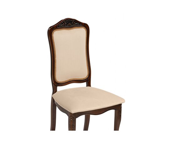 Стул деревянный Эмилин вишня / муса темная 082, изображение 5 | Интернет магазин мебели и декора LifeDekor