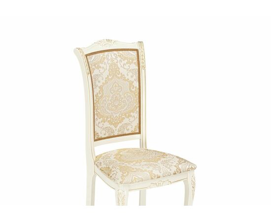 Стул деревянный Керия слоновая кость / золото патина, изображение 5 | Интернет магазин мебели и декора LifeDekor