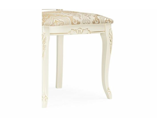 Стул деревянный Керия слоновая кость / золото патина, изображение 8 | Интернет магазин мебели и декора LifeDekor