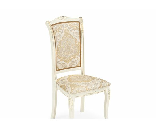 Стул деревянный Керия слоновая кость / золото патина, изображение 9 | Интернет магазин мебели и декора LifeDekor