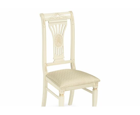 Стул деревянный Roy слоновая кость / золото патина, изображение 4 | Интернет магазин мебели и декора LifeDekor