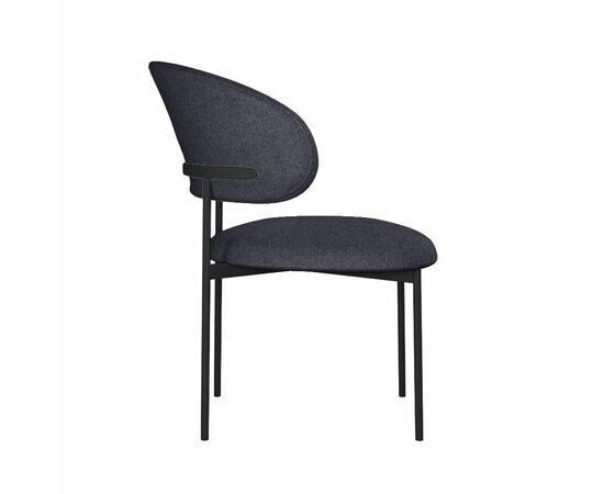 Стул DikLine 201 NS13 GRAPHITE, ножки черные, изображение 2 | Интернет магазин мебели и декора LifeDekor