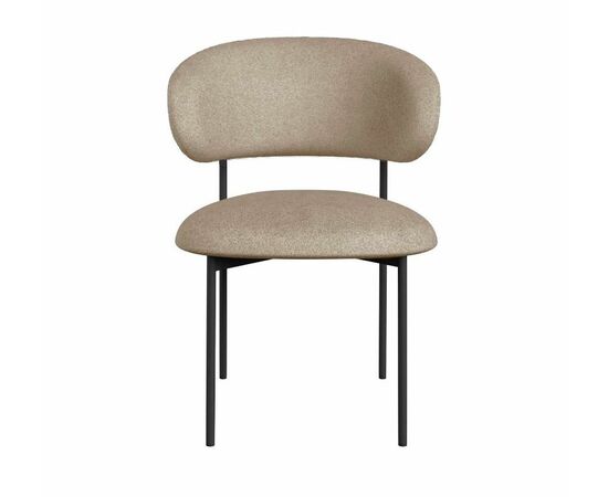 Стул DikLine 201 NS04 CREAM, ножки черные, изображение 3 | Интернет магазин мебели и декора LifeDekor