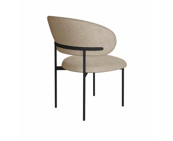 Стул DikLine 201 NS04 CREAM, ножки черные, изображение 2 | Интернет магазин мебели и декора LifeDekor