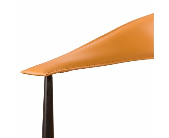 Стул с подлокотниками Rotti, кожа коричневый, изображение 10 | Интернет магазин мебели и декора LifeDekor