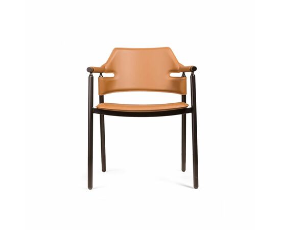 Стул с подлокотниками Suite, коричневый, изображение 7 | Интернет магазин мебели и декора LifeDekor