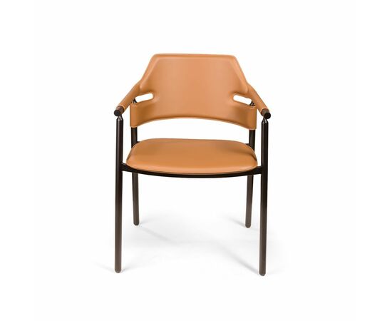 Стул с подлокотниками Suite, коричневый, изображение 2 | Интернет магазин мебели и декора LifeDekor