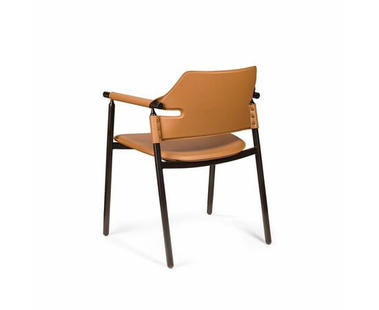 Стул с подлокотниками Suite, коричневый, изображение 5 | Интернет магазин мебели и декора LifeDekor