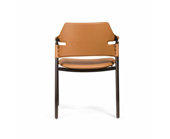 Стул с подлокотниками Suite, коричневый, изображение 6 | Интернет магазин мебели и декора LifeDekor