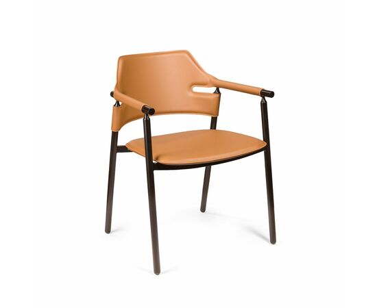 Стул с подлокотниками Suite, коричневый, изображение 11 | Интернет магазин мебели и декора LifeDekor