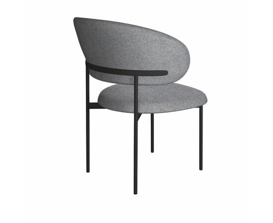 Стул DikLine 201 NS10 GREY, ножки черные, изображение 3 | Интернет магазин мебели и декора LifeDekor