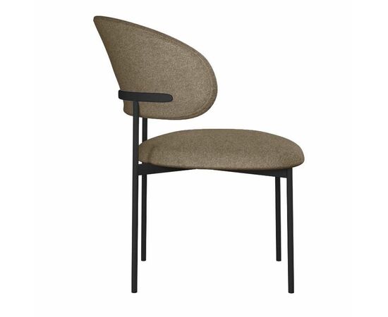 Стул DikLine 201 NS05 CAPPUCCINO, ножки черные, изображение 4 | Интернет магазин мебели и декора LifeDekor