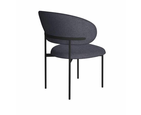 Стул DikLine 201 NS13 GRAPHITE, ножки черные, изображение 4 | Интернет магазин мебели и декора LifeDekor