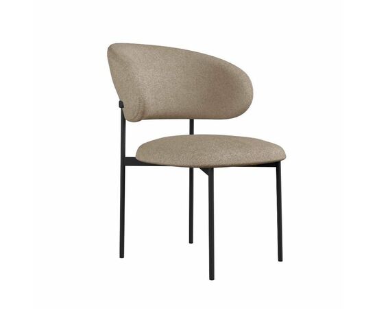 Стул DikLine 201 NS04 CREAM, ножки черные | Интернет магазин мебели и декора LifeDekor