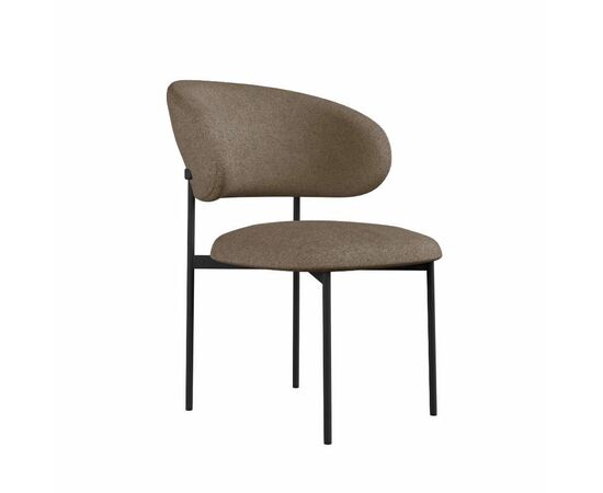 Стул DikLine 201 NS05 CAPPUCCINO, ножки черные | Интернет магазин мебели и декора LifeDekor