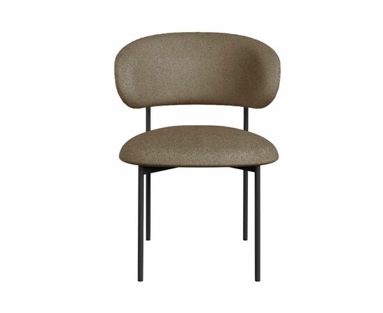 Стул DikLine 201 NS05 CAPPUCCINO, ножки черные, изображение 2 | Интернет магазин мебели и декора LifeDekor