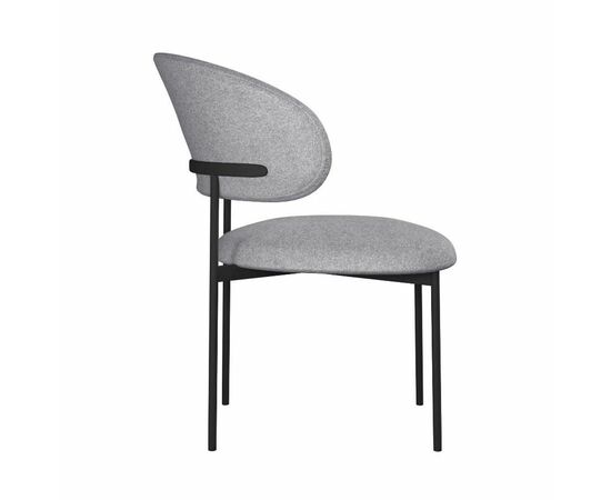 Стул DikLine 201 NS10 GREY, ножки черные, изображение 4 | Интернет магазин мебели и декора LifeDekor