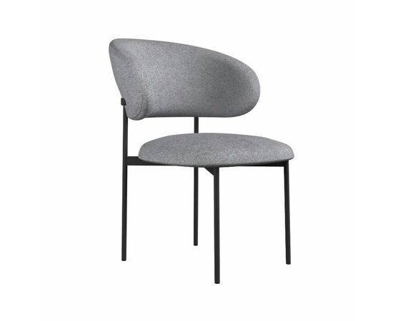 Стул DikLine 201 NS10 GREY, ножки черные | Интернет магазин мебели и декора LifeDekor