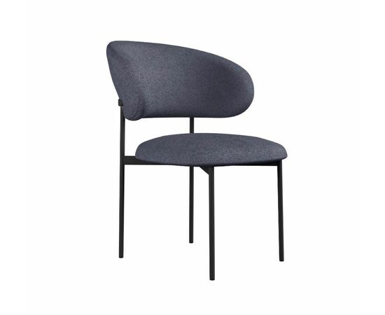 Стул DikLine 201 NS13 GRAPHITE, ножки черные | Интернет магазин мебели и декора LifeDekor
