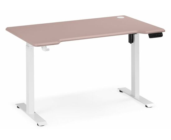 Компьютерный стол Маркос 120х75 розовый / белый | Интернет магазин мебели и декора LifeDekor
