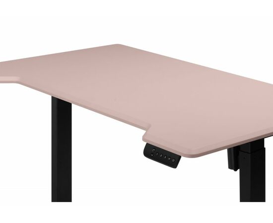 Компьютерный стол Маркос 120х75 розовый / черный, изображение 7 | Интернет магазин мебели и декора LifeDekor