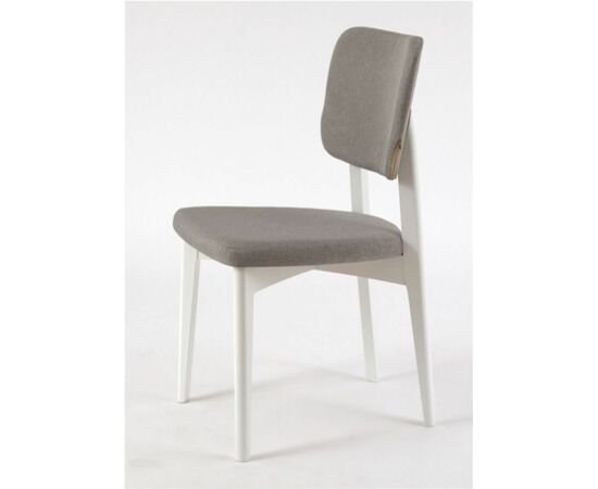 Стул Орион (Белая эмаль / ткань Kiton 05), изображение 3 | Интернет магазин мебели и декора LifeDekor