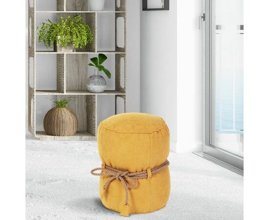 Пуф "Кнехт" (желтый), изображение 2 | Интернет магазин мебели и декора LifeDekor