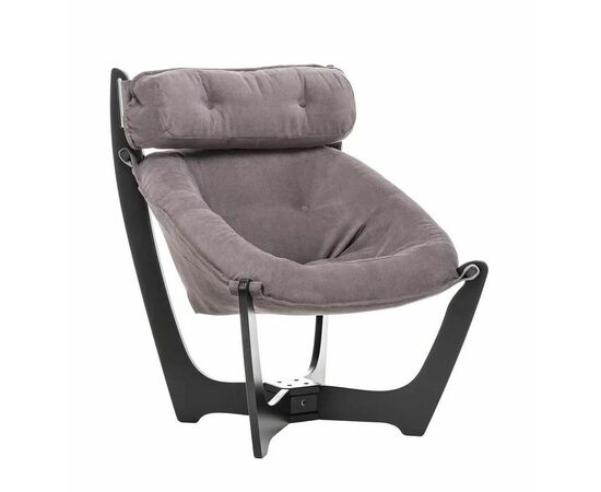 Кресло для отдыха Мод_11 (Verona Antrazite Grey/ каркас Венге) | Интернет магазин мебели и декора LifeDekor