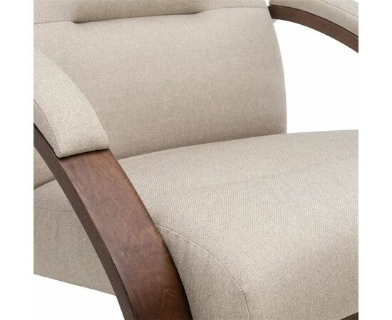 Кресло-качалка Милано  (Орех текстура/ткань Малмо 05), изображение 5 | Интернет магазин мебели и декора LifeDekor