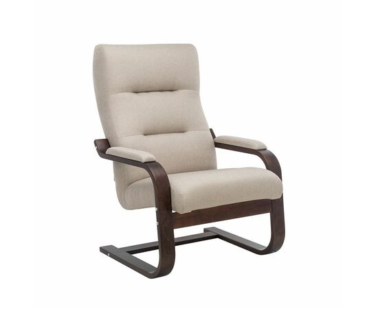 Кресло Оскар (Орех текстура/ткань Малмо 05) | Интернет магазин мебели и декора LifeDekor