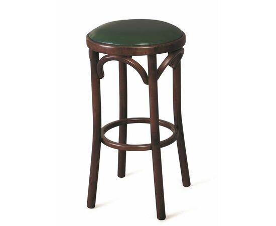 Табурет барный 650 Венский мягкий (темный тон, экокожа Зеленая) | Интернет магазин мебели и декора LifeDekor