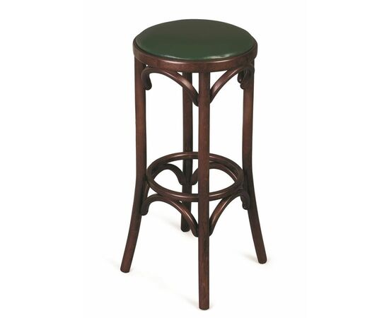 Табурет барный 750 Венский мягкий (темный тон, экокожа Зеленая) | Интернет магазин мебели и декора LifeDekor