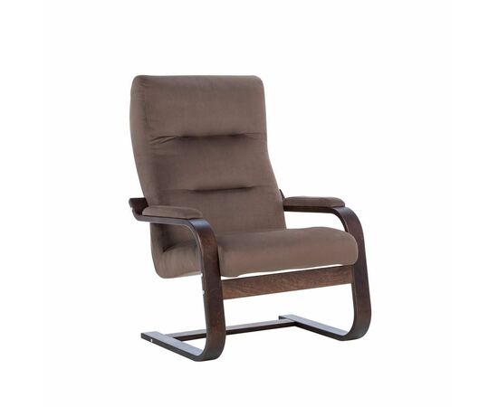 Кресло Оскар (Орех текстура/ткань V 23) | Интернет магазин мебели и декора LifeDekor